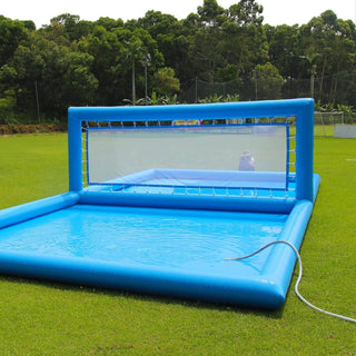 Inflatable water volleyball court