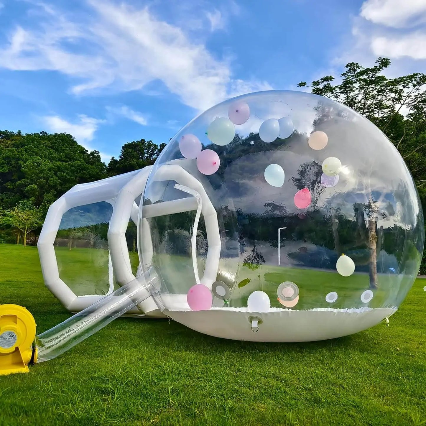10ft Transparent Bubble Dome Tent with Blower, Inflatable Bubble House for Events Bouncinlife