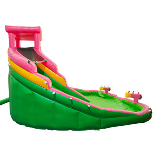 bouncinlife Double Water Slide with Water Cannon