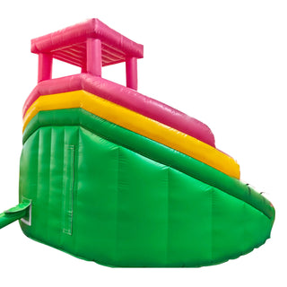 bouncinlife Double Water Slide with Water Cannon