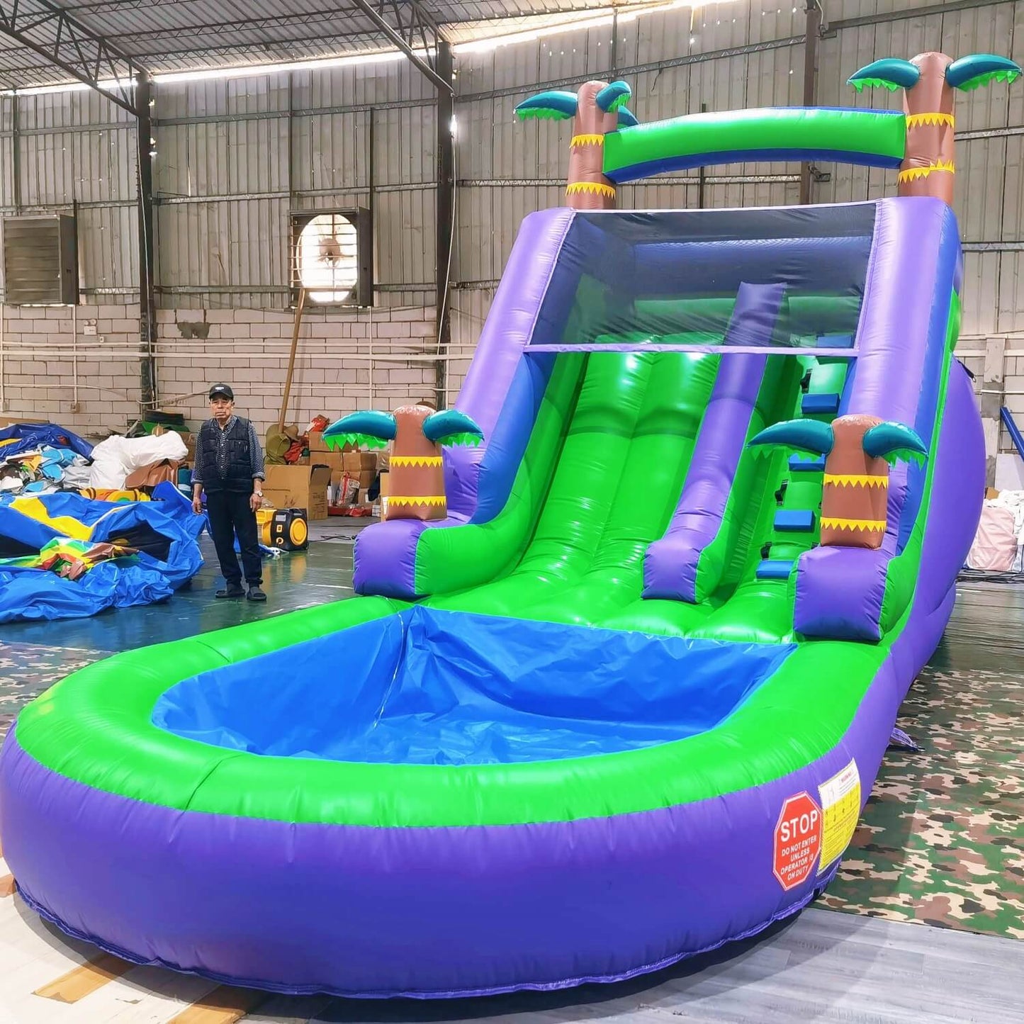 21ft Water Slide Inflatable with Splash Pool 100% PVC for Kids Adults Bouncinlife