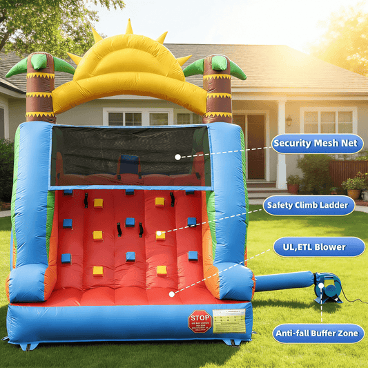 23FT Commercial Dual Water Slide for Kids Adults Heavy Duty Dual Water Slide with Pool Bouncinlife