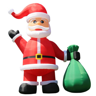 giant christmas inflatable santa claus outdoor decoration