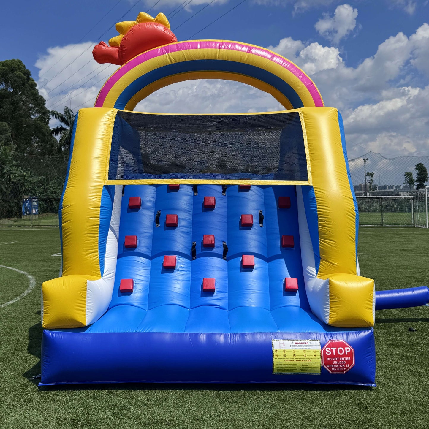 21ft Inflatable Water Slide with Pool - 600lb Capacity Heavy Duty Backyard Slide | 1100W Blower Included Bouncinlife
