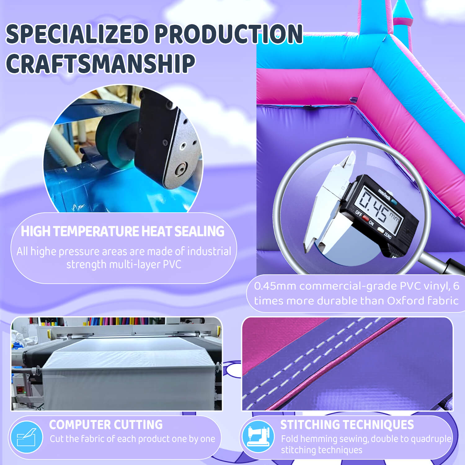 Bouncinlife 21ft Water Inflatable Dual Slide with Large Pool Bouncinlife