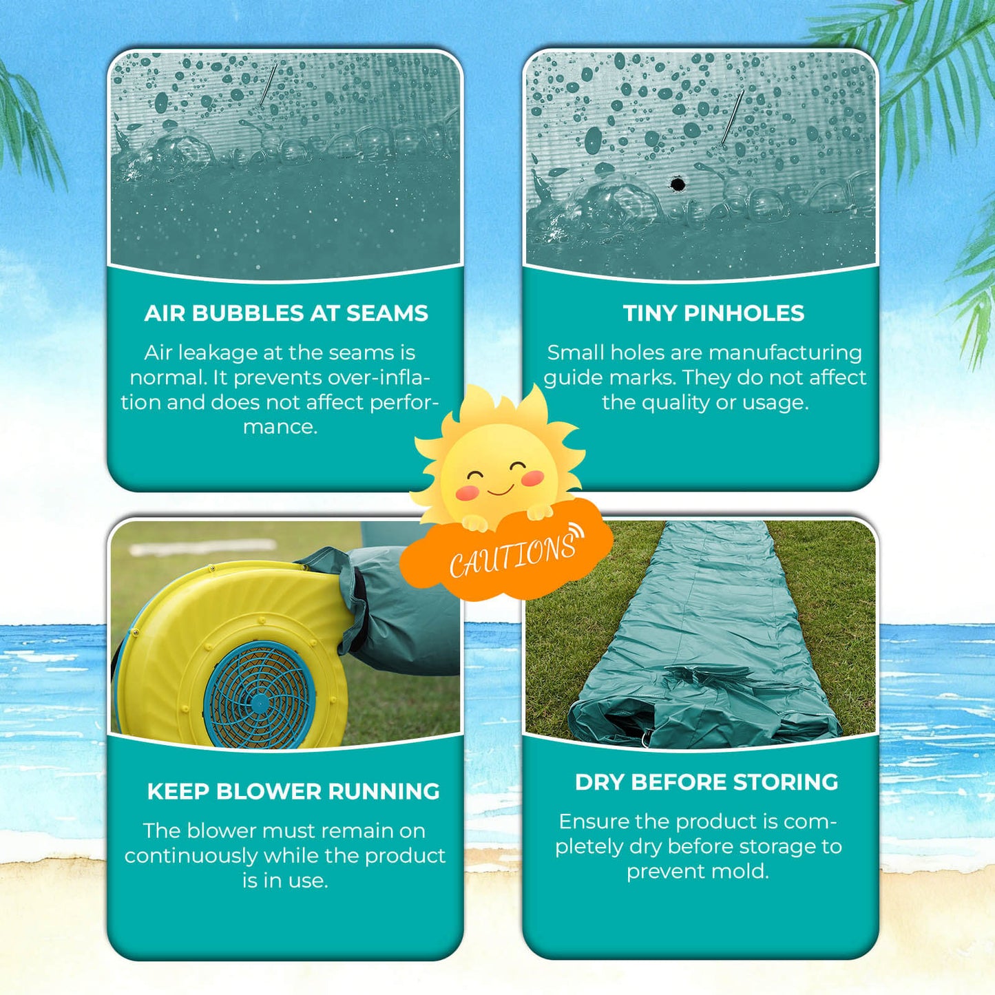 21ft Inflatable Water Slide with Pool Bouncy Slide with Blower for Kids Party Bouncinlife