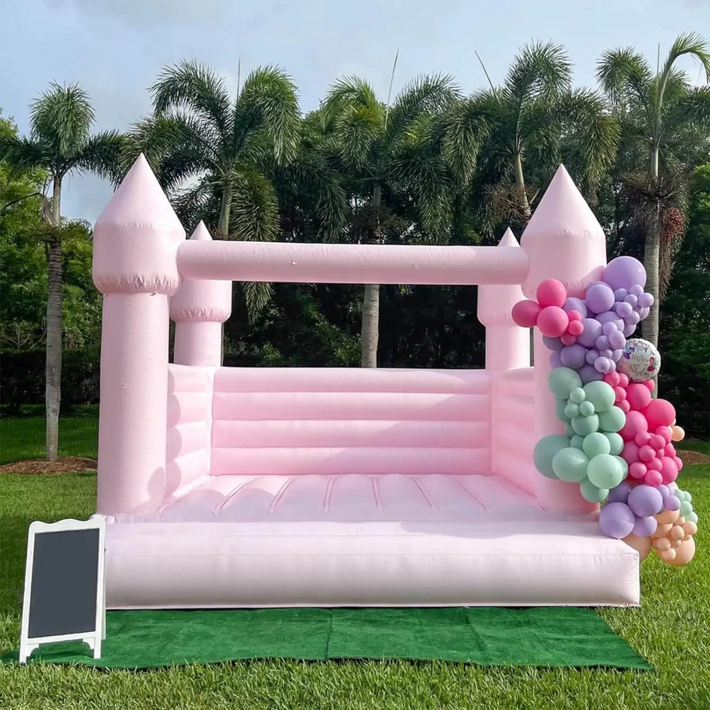 Pink Bounce House for Adults Kids 13.5ft Commercial Grade Jumping Castle with 750W Powerul Blower Bouncinlife