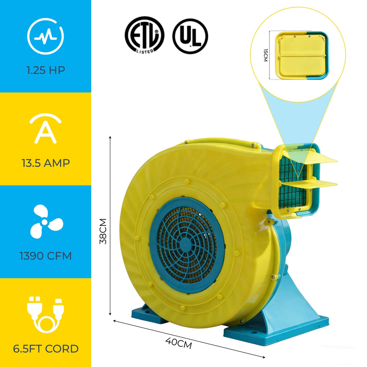 16FT Commercial Bounce House Obstacle Kids1+ Bouncinlife