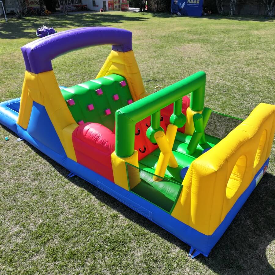 22ft Inflatable Play House Obstacle Course with Blower for Kids Bouncinlife
