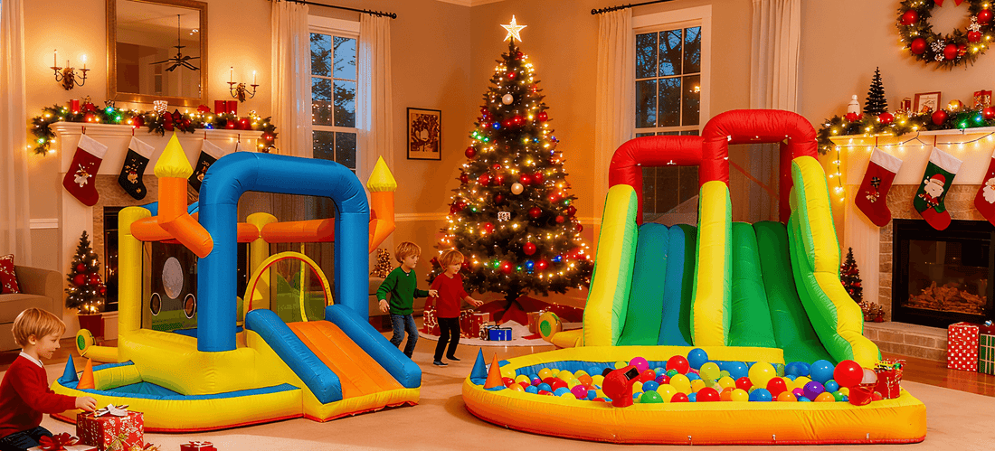 The Secret Santa Hack Every Parent Needs: The Indoor Bounce House That Saves Christmas