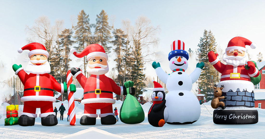 bouncinlife inflatable santa