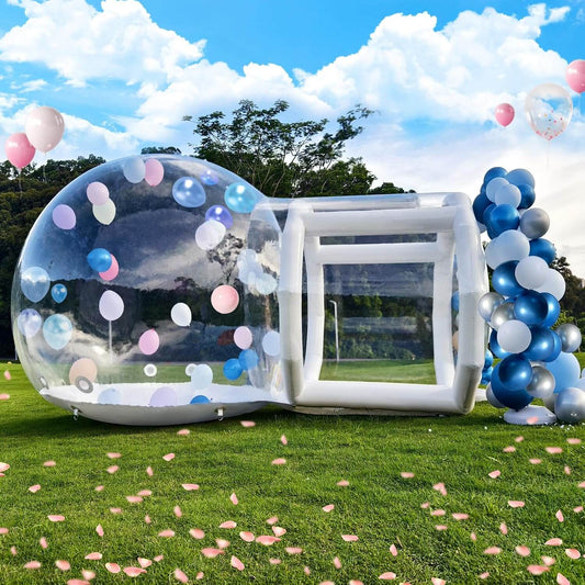 10ft Transparent Bubble Dome Tent with Blower, Inflatable Bubble House for Events Bouncinlife
