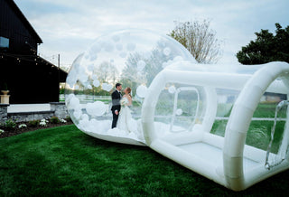bouncinlife 13ft clear bubble balloon tunnel tent