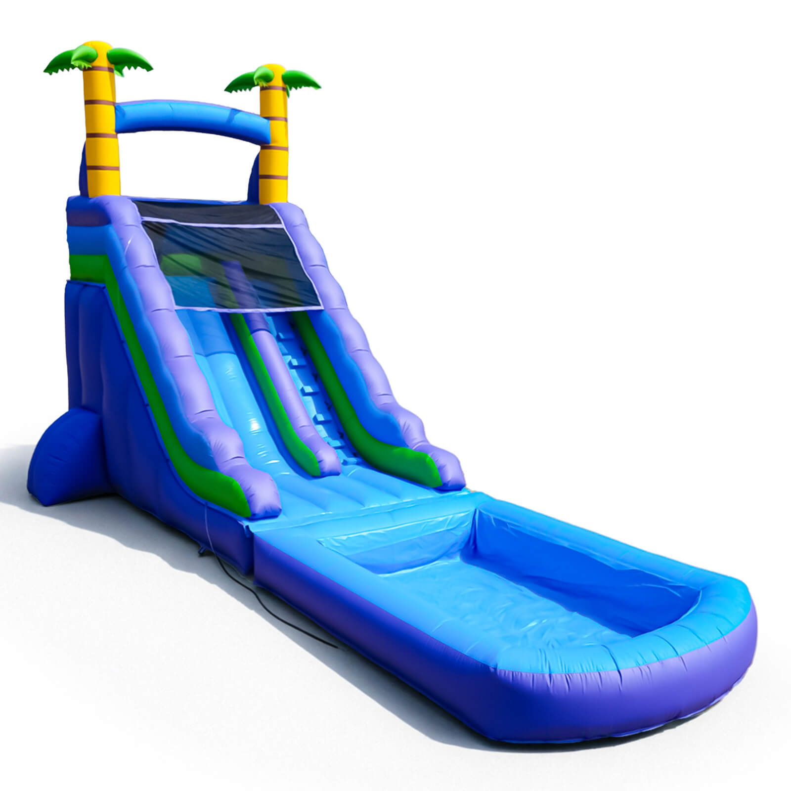 30ft Commercial Palm Water Slide Pool Modular Bouncinlife