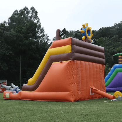 21ft Pirate Commercial Grade Water Slide with Pool for Kids and Adults with Blower