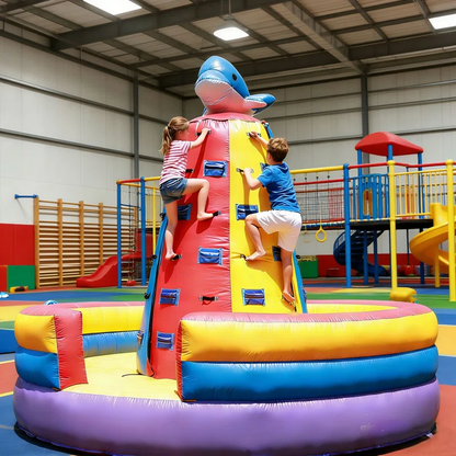 12ft Tall Inflatable Climb and Jump Tower Bouncinlife