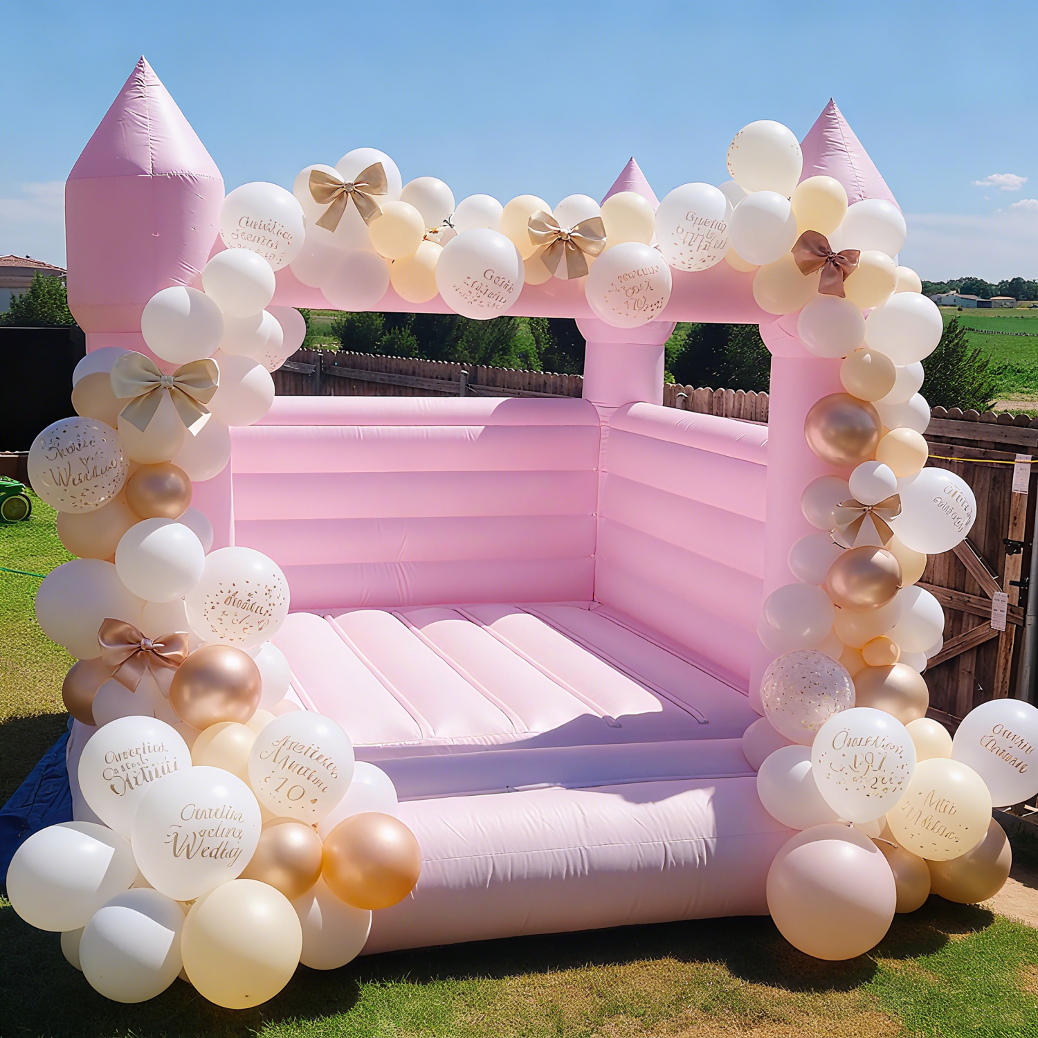 Pink Bounce House for Adults Kids 13.5ft Commercial Grade Jumping Castle with 750W Powerul Blower Bouncinlife