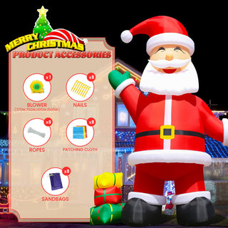 20 / 26 / 33 / 40 ft Inflatable Santa Claus Giant Christmas Inflatable Decoration 4 Size Available