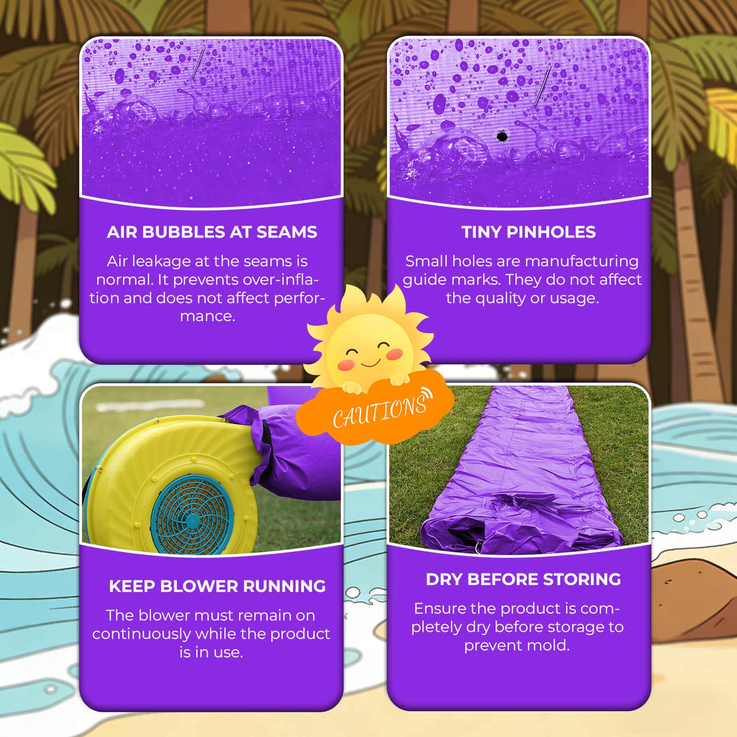 21ft Water Slide Inflatable with Splash Pool 100% PVC for Kids Adults Bouncinlife