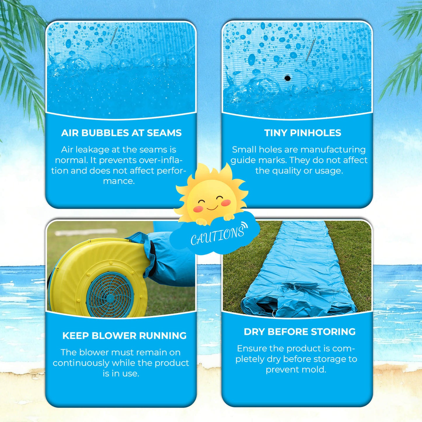 21ft Commercial Inflatable Slide Pool Bouncy Slide with Blower for Kids