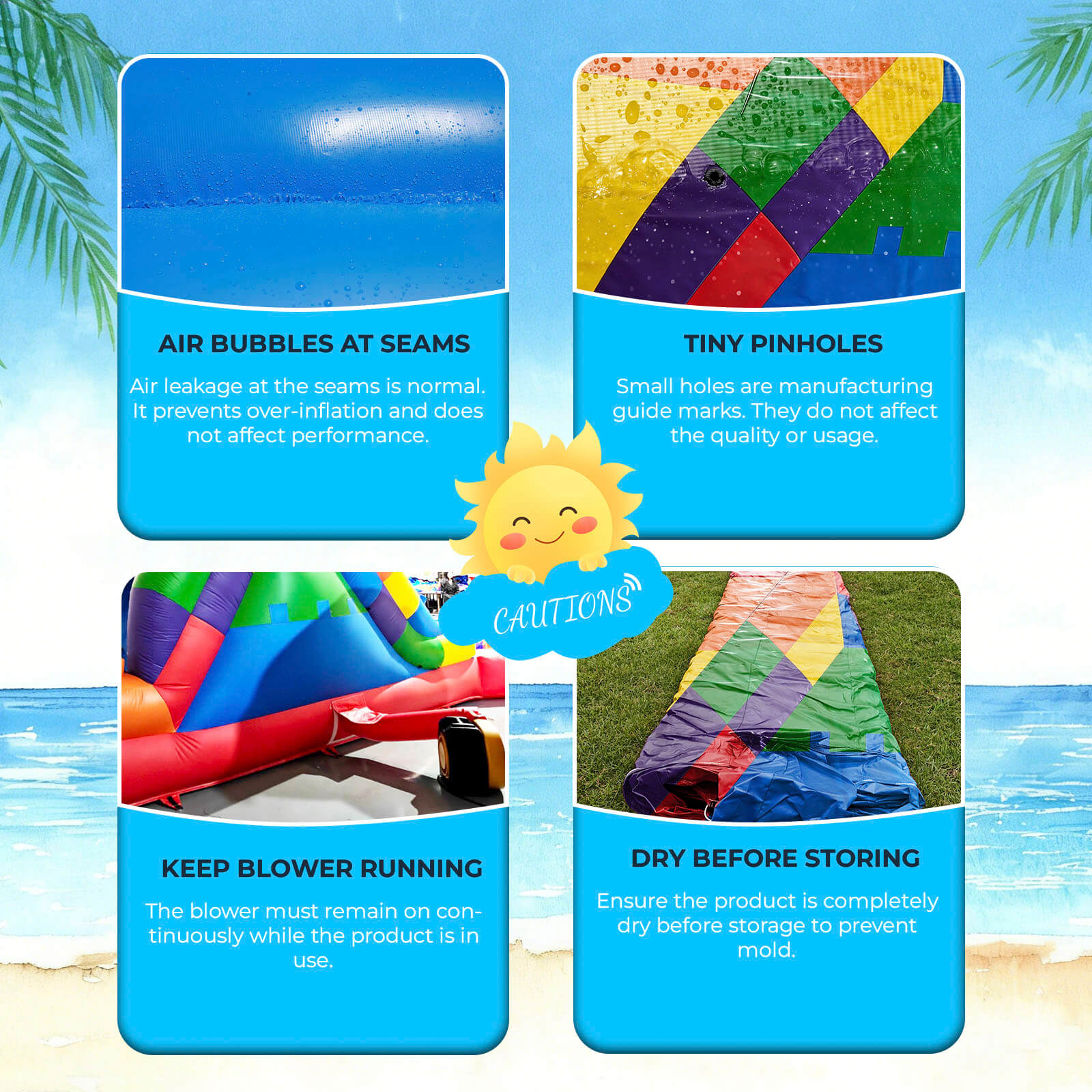26.5FT Heavy Duty Commercial Inflatable Water Slide For Adults & Kids - Block Theme Bouncinlife