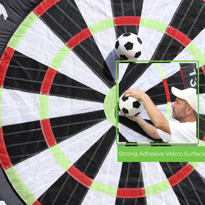 Bouncinlife ultimate 10' Soccer Dart Board Inflatable Toss Game Bouncinlife