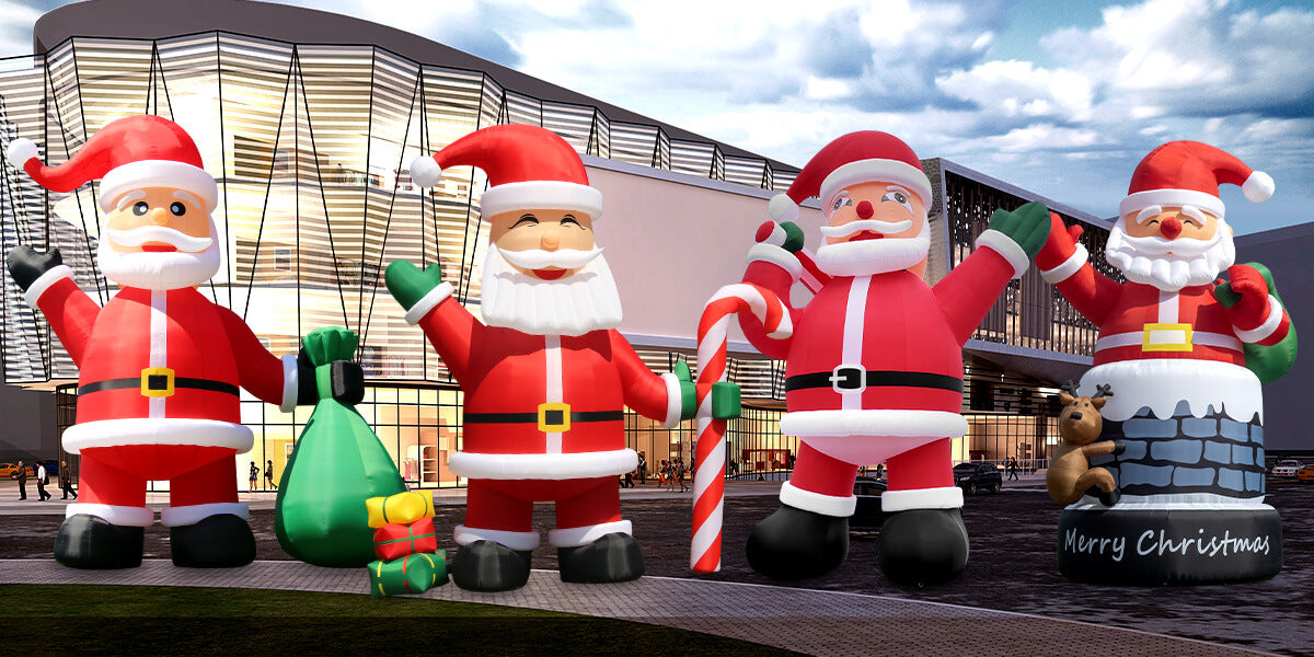 bouncinlife giant Santa Claus