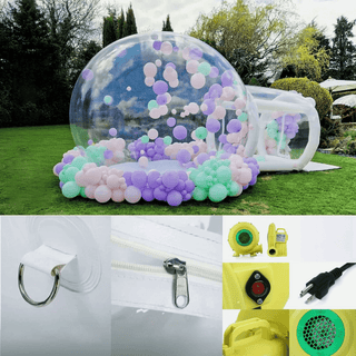 details of inflatable bubble tent outdoor decoration