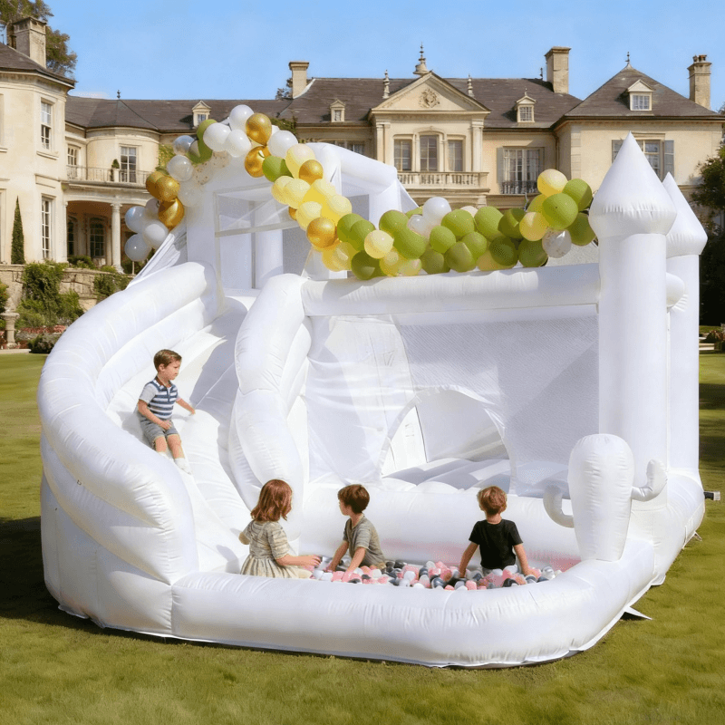16' Inflatable castle with big slide | bouncinlife