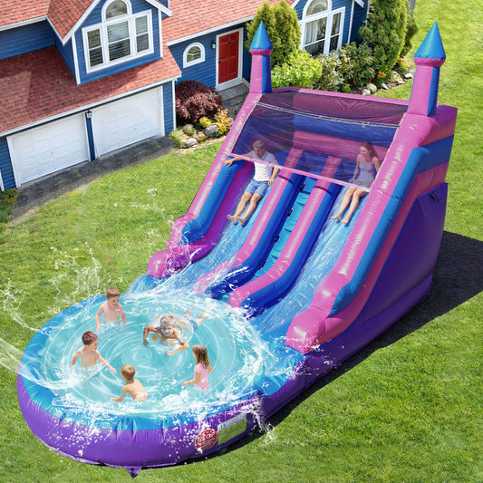 21ft Bounce Castle Water Park Dual Slide Pool Bouncinlife
